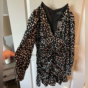 Black and Gold Dress